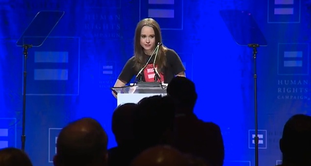 Captura da Ellen Page no TIme to Trhive