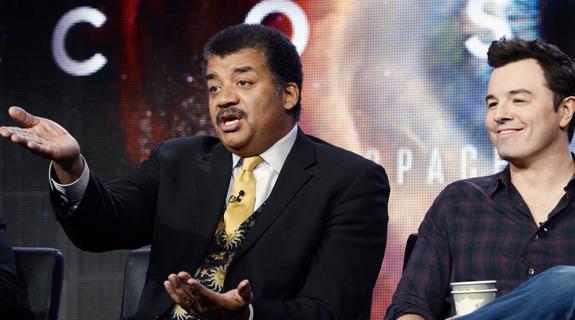 Neil deGrasse Tyson na première de Cosmos